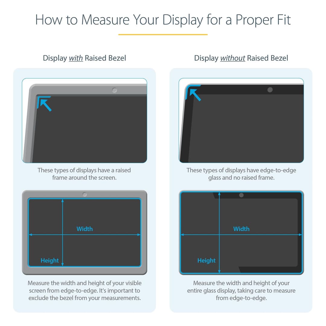 StarTech.com 15.6-inch 16:9 Laptop Privacy Filter, Anti-Glare Privacy Screen w/51% Blue Light Reduction, Notebook Screen Protector w/ +/- 30 Degrees Viewing Angle, Matte/Glossy - Image 4