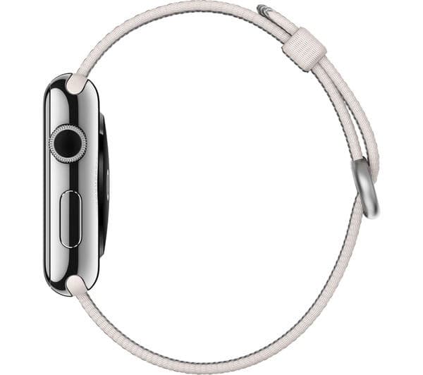 APPLE Watch 42 mm with Woven Nylon Band - Pearl - Image 1