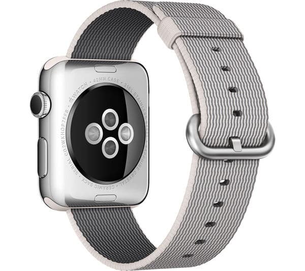 APPLE Watch 42 mm with Woven Nylon Band - Pearl - Image 2