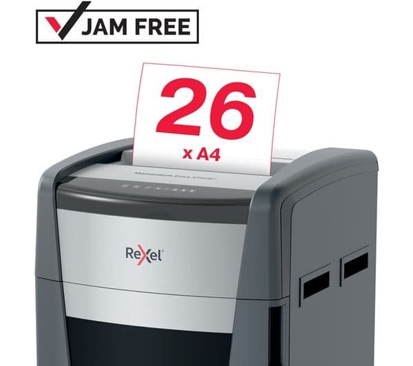 REXEL Momentum Extra XP426+ Cross Cut Paper Shredder - Image 2