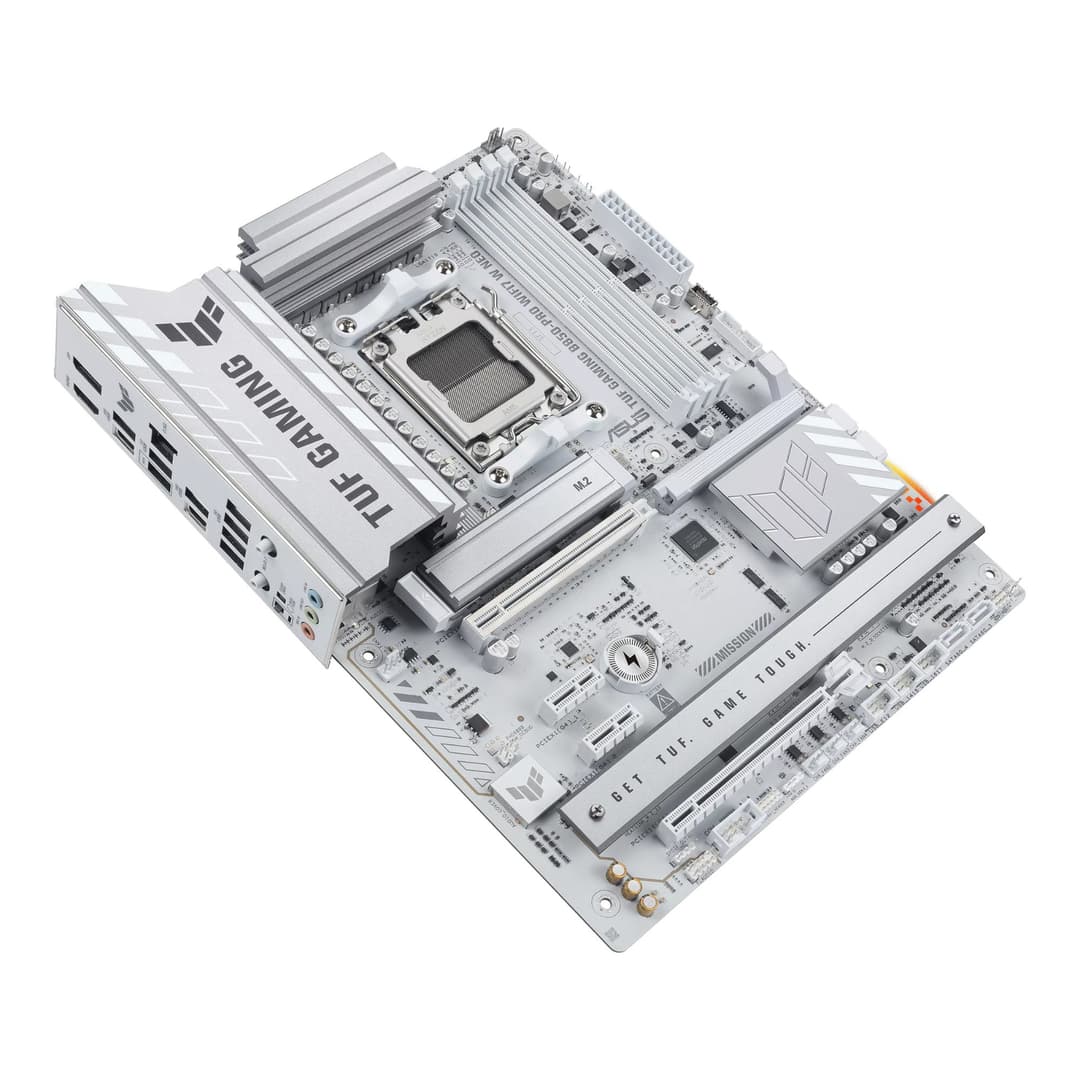 ASUS TUF GAMING B850-PRO WIFI7 W NEO DDR5 ATX Socket AM5 Motherboard - White - Image 5