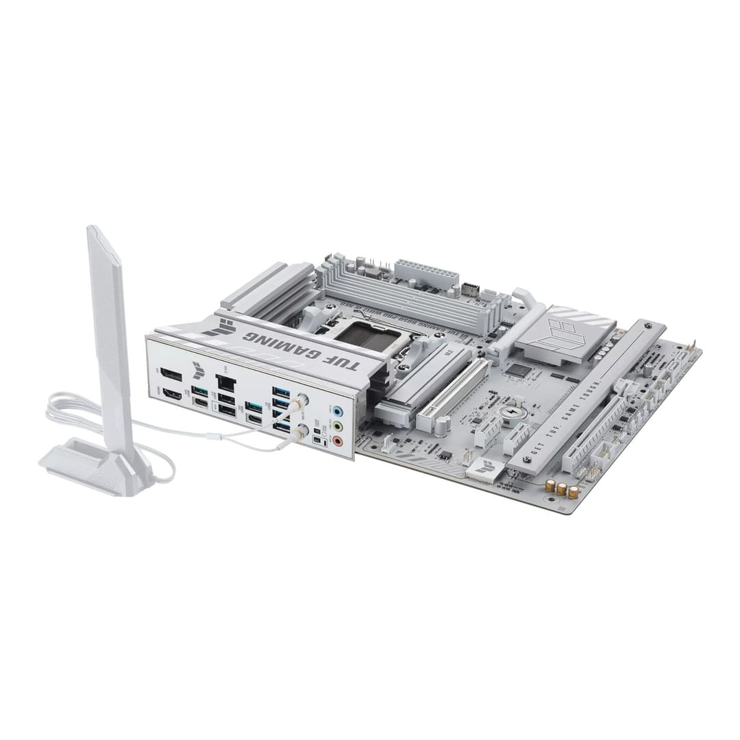 ASUS TUF GAMING B850-PRO WIFI7 W NEO DDR5 ATX Socket AM5 Motherboard - White - Image 6