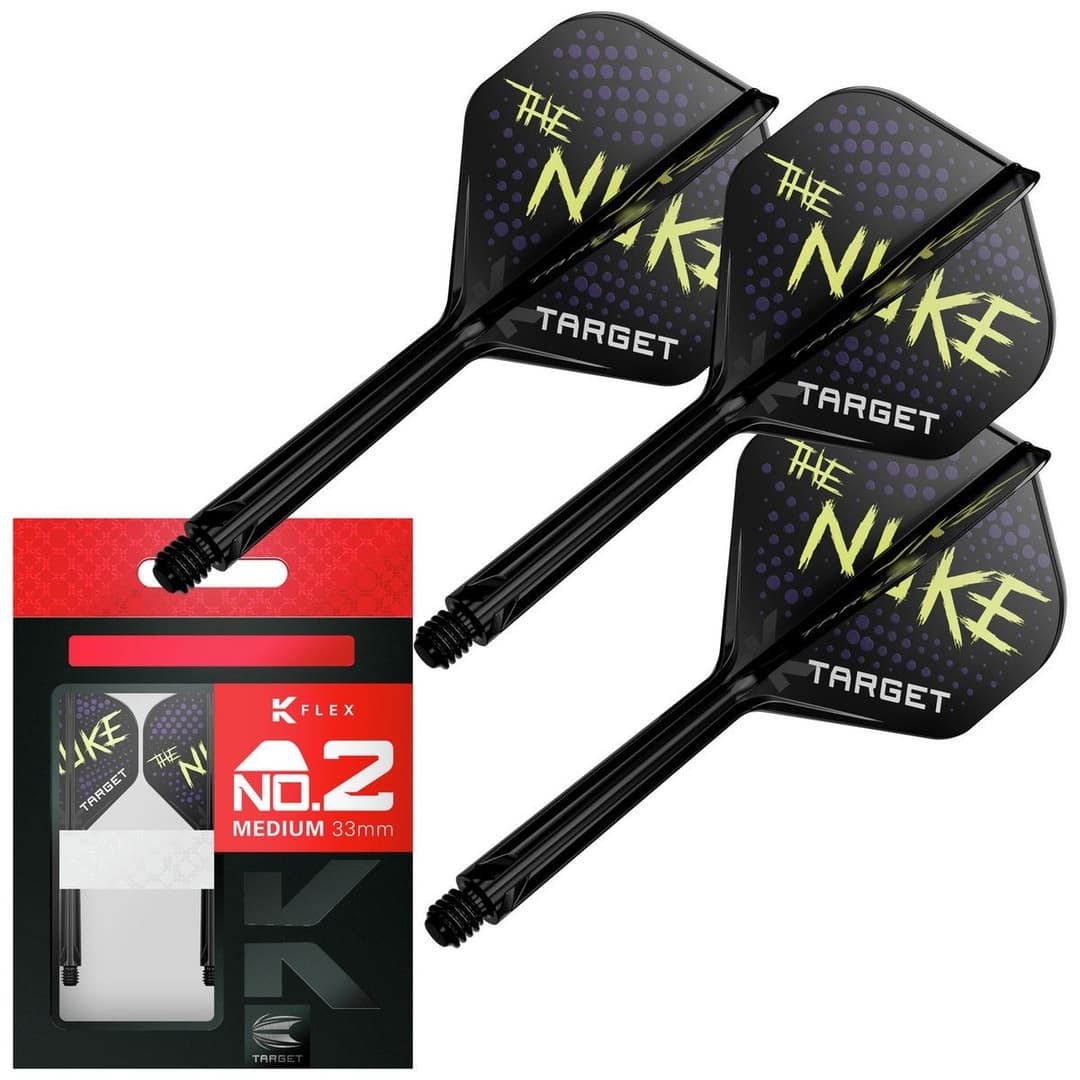 Target Luke Littler K-Flex No.2 Medium Flight & Shaft System - Image 1