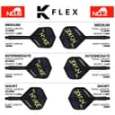Target Luke Littler K-Flex No.2 Medium Flight & Shaft System thumbnail 3