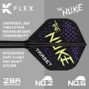 Target Luke Littler K-Flex No.2 Medium Flight & Shaft System thumbnail 4