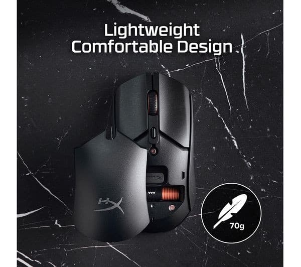 HyperX Pulsefire Haste 2 Core RGB Wireless Mouse Black - Image 6