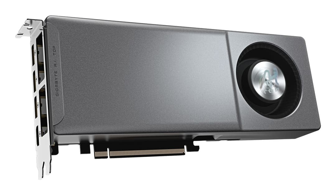 GIGABYTE Radeon AI PRO R9700 AI TOP 32G Graphics Card- 32GB GDDR6, 256 bit, PCI-E 5.0, 2920MHz Core Clock, 3 x DP, 1 x HDMI, GV-R9700AI TOP-32GD - Image 3