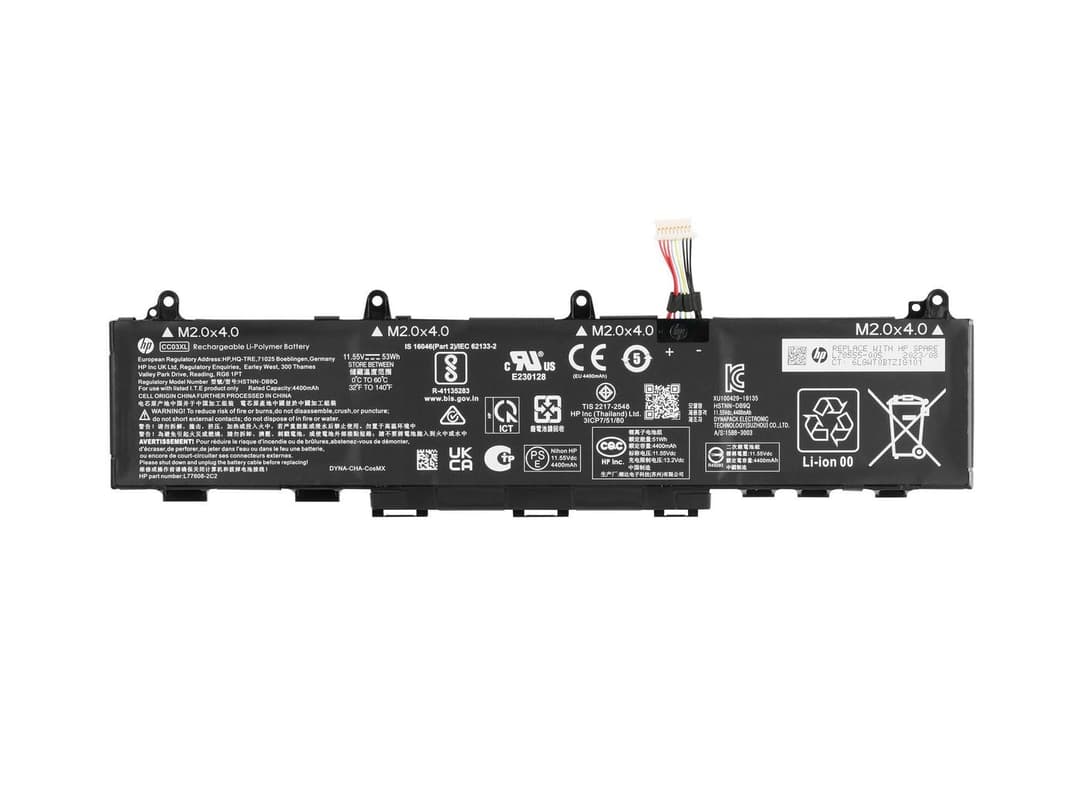 BATT 3C 53Wh 4.59Ah LI - Image 1