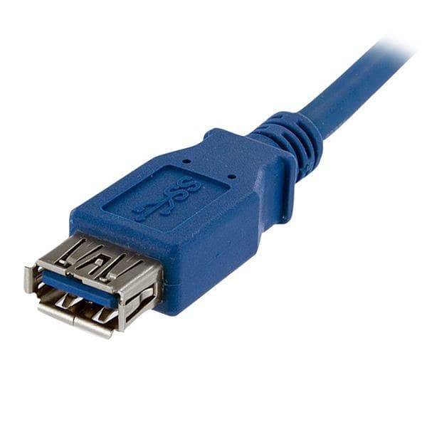 StarTech.com 1m Blue SuperSpeed USB 3.0 Extension Cable A to A - M/F - Image 2
