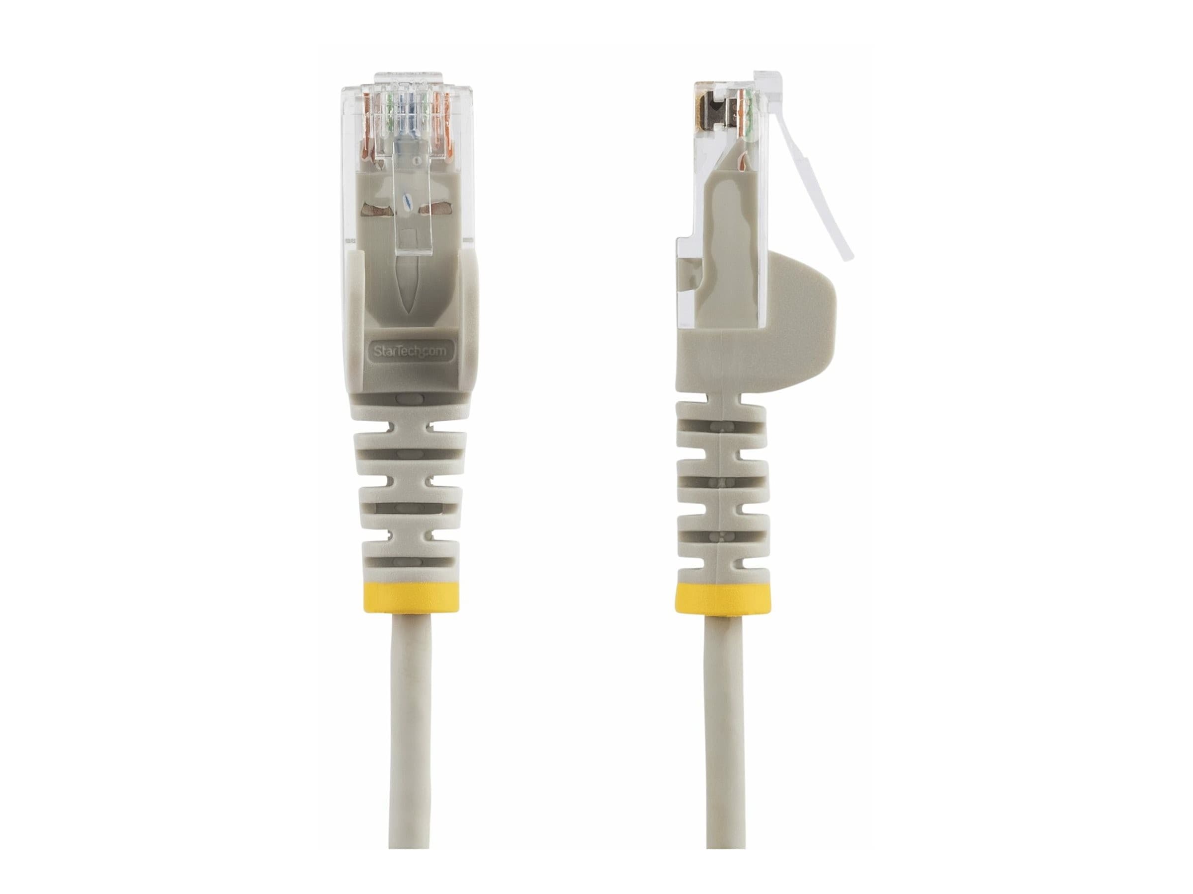 StarTech N6PAT100CMGRS Slim LSZH CAT6 Snagless Patch Cable 1m Grey