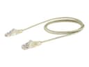 StarTech N6PAT100CMGRS Slim LSZH CAT6 Snagless Patch Cable 1m Grey thumbnail 2