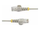 StarTech N6PAT100CMGRS Slim LSZH CAT6 Snagless Patch Cable 1m Grey thumbnail 4