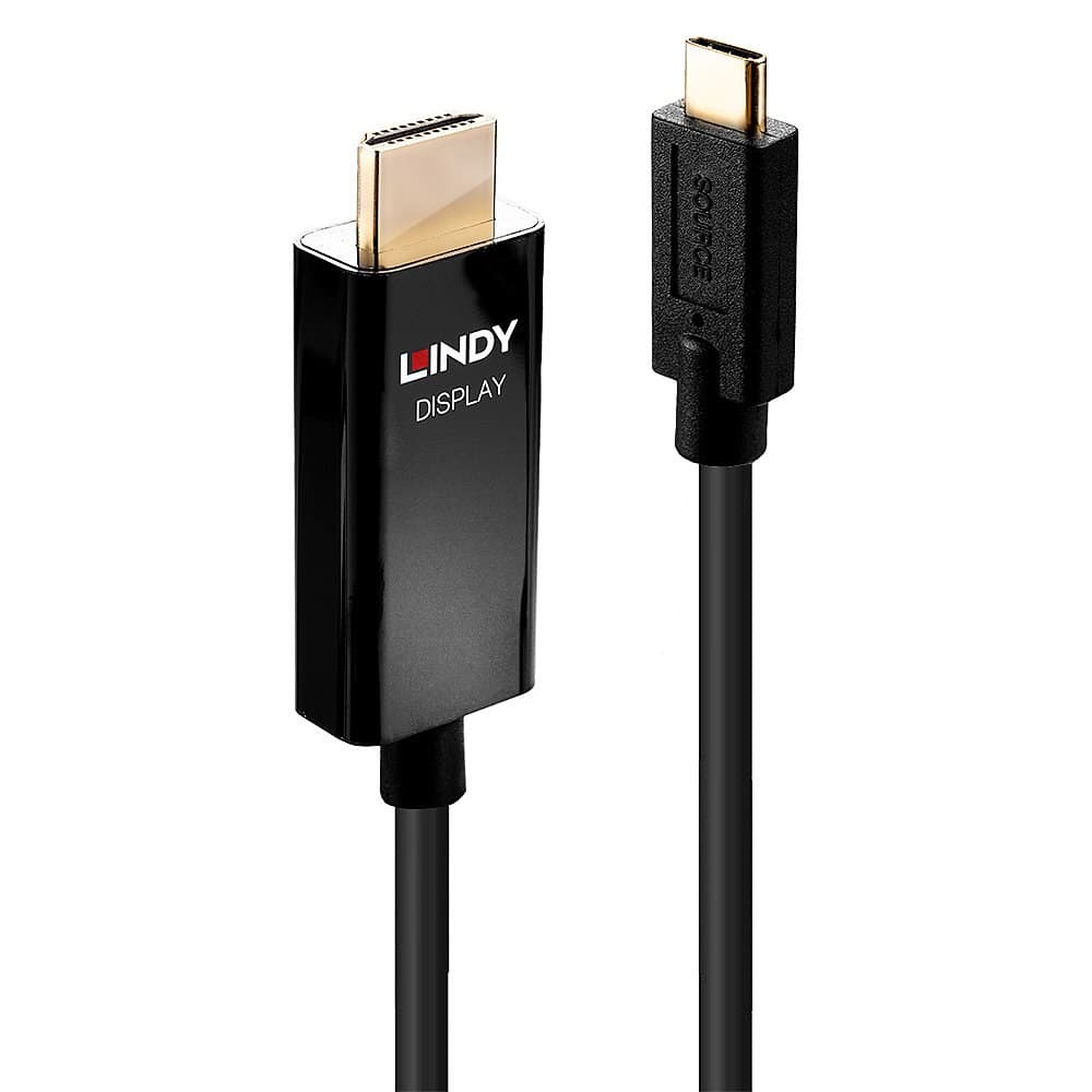 Lindy 2m USB Type C to HDMI 4K60 Adapter Cable with HDR - Image 1