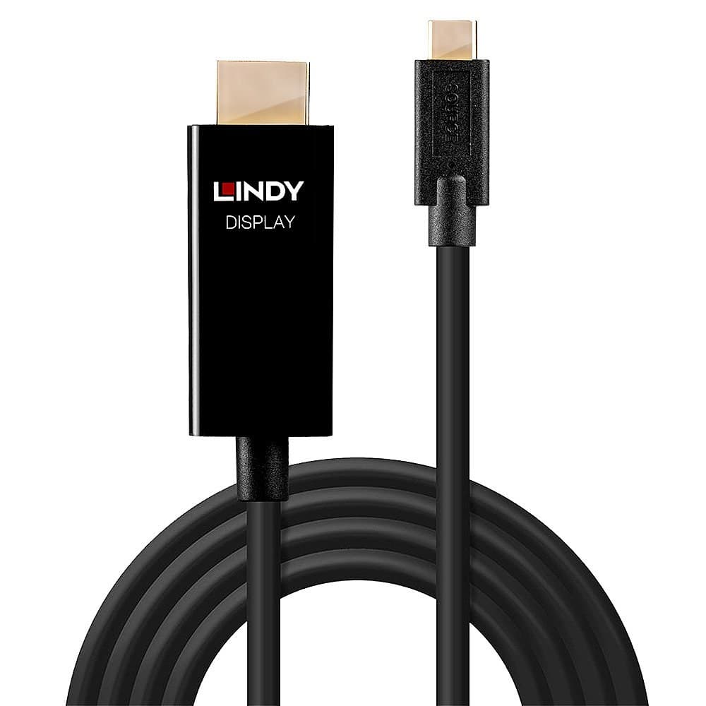 Lindy 2m USB Type C to HDMI 4K60 Adapter Cable with HDR - Image 2