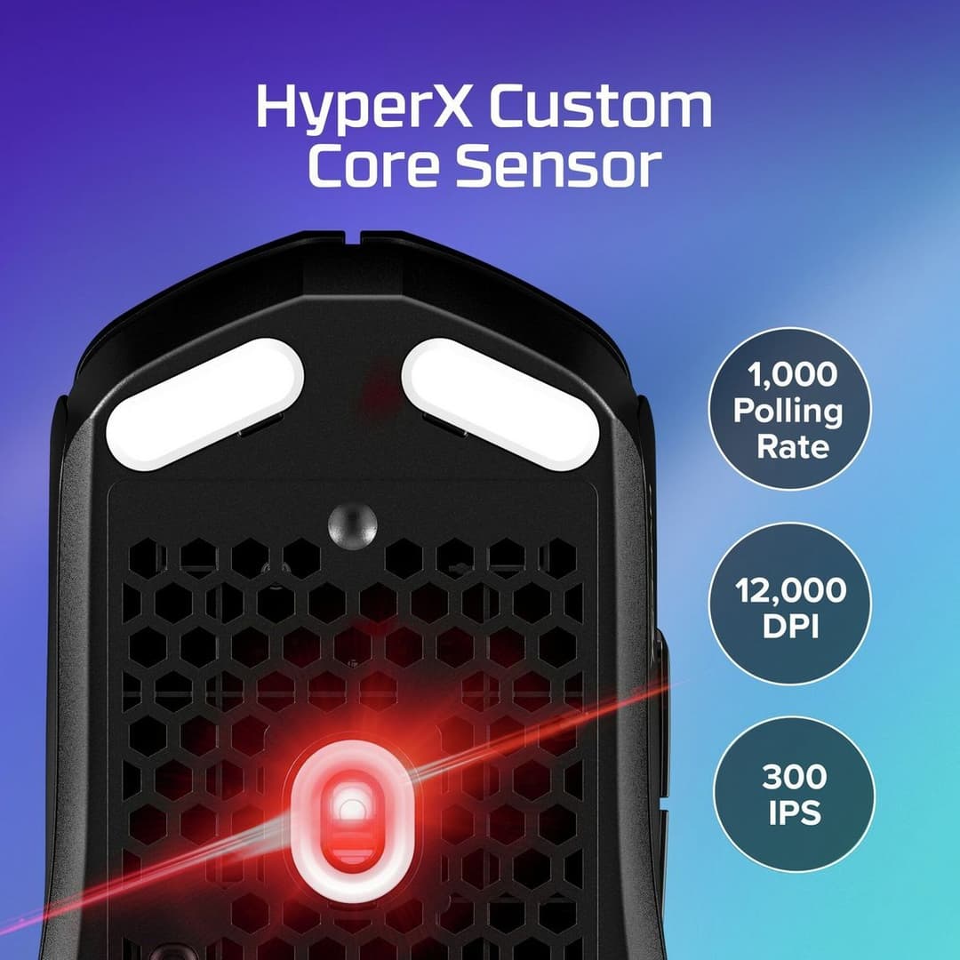 HyperX Pulsefire Haste 2 Core Wireless Gaming Mouse - White - Image 8