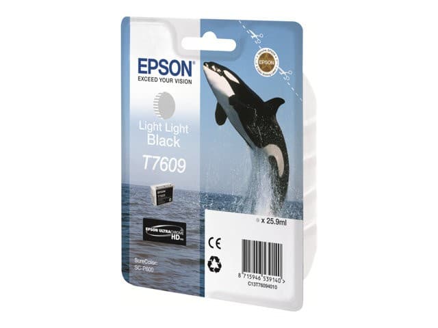 Epson T7609 Original UltraChrome HD Ink Cartridge 26 ml - Light Light Black - Image 1