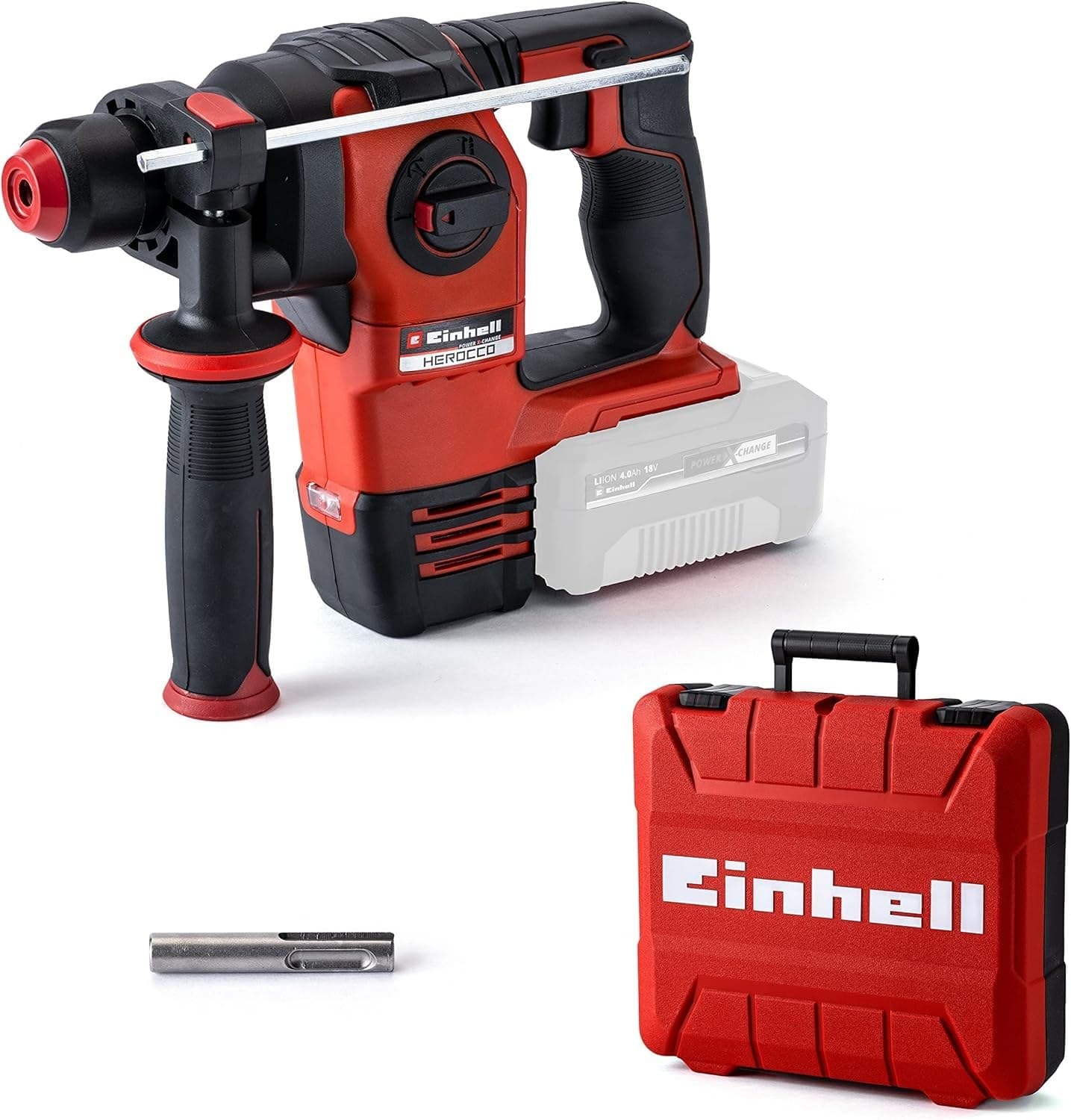 Einhell Cordless Rotary Hammer Drill 18V PXC Without Battery - Black/Red