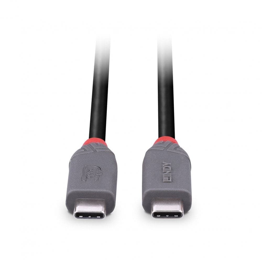 Lindy 2m USB 4 240W Type C Cable, Anthra Line - Image 4