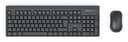 Hama WKM-100 keyboard Mouse included Universal RF Wireless QWERTY UK International Black thumbnail 1