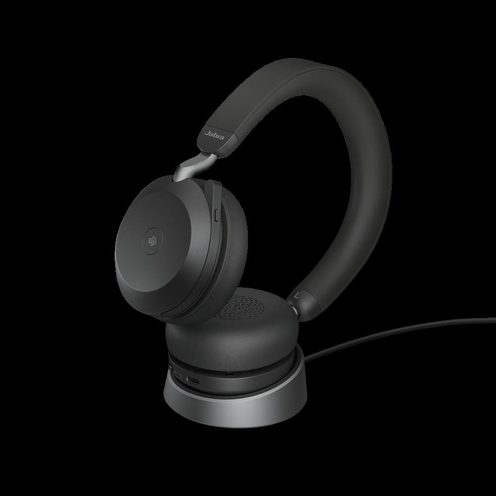 Jabra Evolve2 75 USB-A MS Stereo Headset with Desk Stand