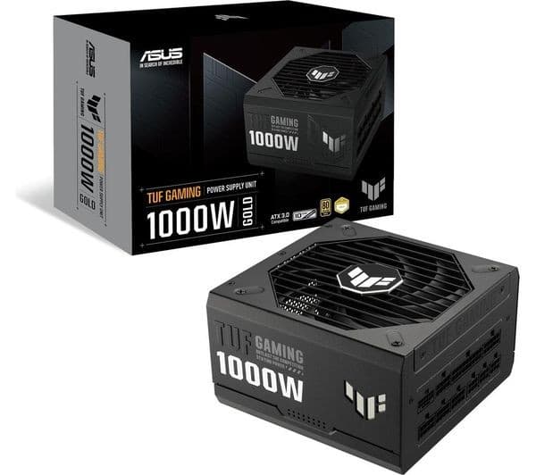 ASUS TUF Gaming 1000W 80 PLUS Gold Fully Modular ATX 3.0 Power Supply - Black - Image 2
