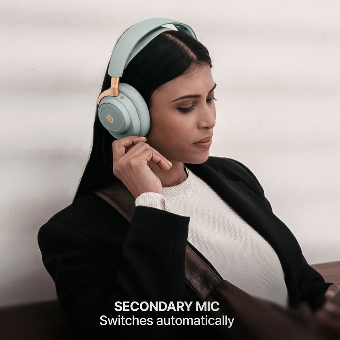 SteelSeries Arctis Nova Elite Wireless Gaming Headset - Sage & Gold - Image 8