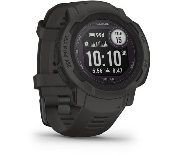 Garmin Instinct 2 Solar GPS Smartwatch Graphite - Image 1