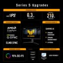ASUS TUF Gaming Series 5 VG27AQL5A Gaming Monitor - Black thumbnail 2