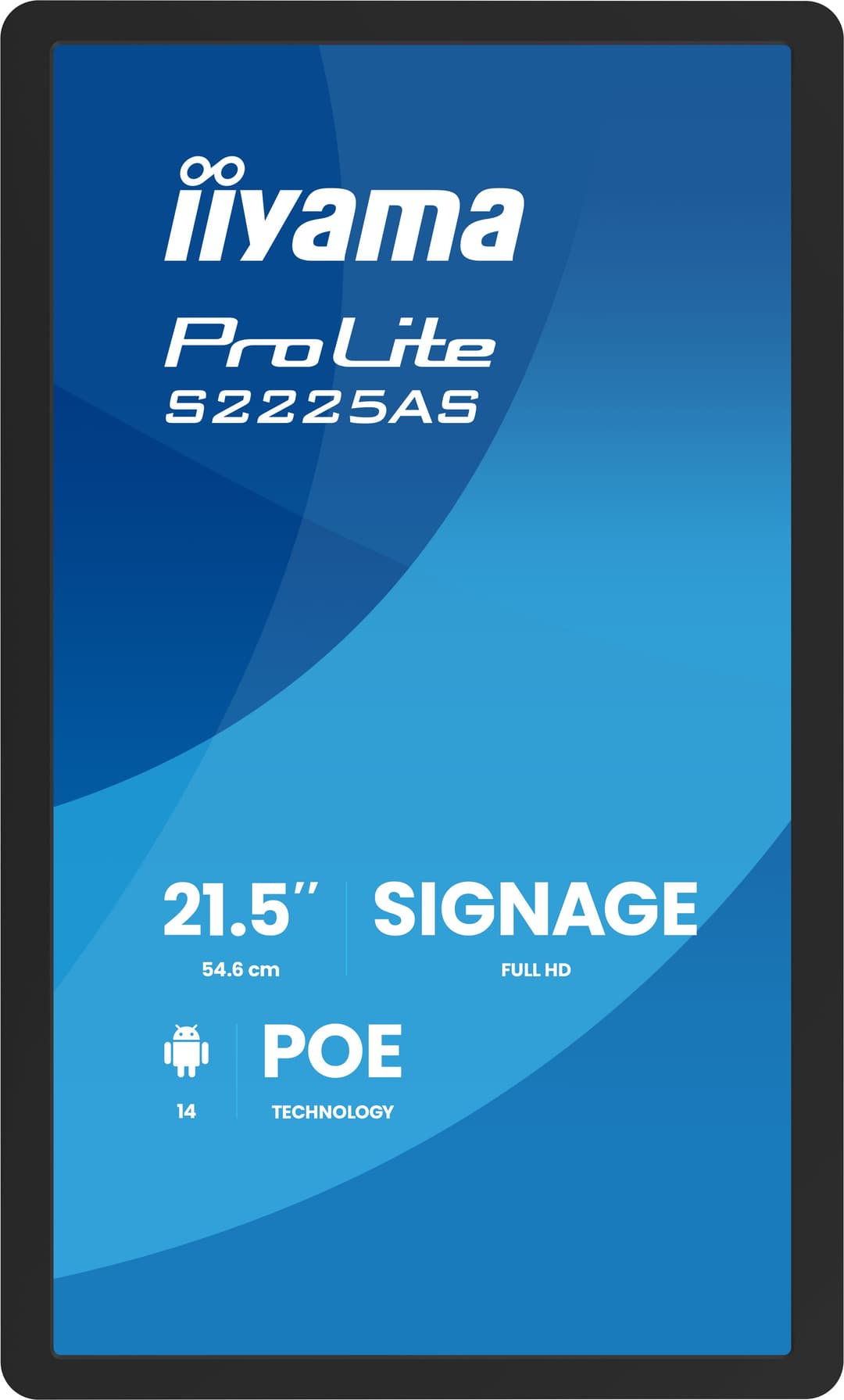 iiyama ProLite S2225AS-B1P Digital signage flat panel 54.6 cm (21.5") LCD Wi-Fi 500 cd/m² Full HD Black Built-in processor Android 24/7 - Image 4