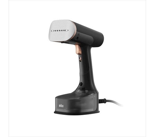 BRAUN Quickstyle 7 GS7077 Clothes Steamer - Black & Gold - Image 1