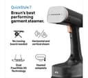 BRAUN Quickstyle 7 GS7077 Clothes Steamer - Black & Gold thumbnail 7