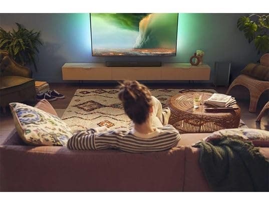PHILIPS TAB5309 2.1 Channel Soundbar with Wireless Subwoofer - Black - Image 2