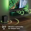 PHILIPS TAB5309 2.1 Channel Soundbar with Wireless Subwoofer - Black thumbnail 5