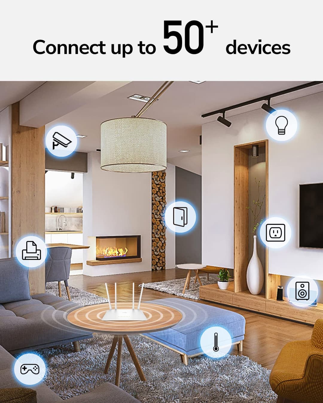 Cudy WR1200 AC1200 Dual-Band Wi-Fi Router - White - Image 5