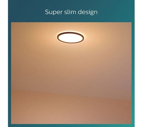 PHILIPS Superslim LED Ceiling Light - Black - Image 4