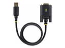 StarTech 1P10FFC-USB-SERIAL USB to Serial Cable Black thumbnail 2