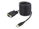 StarTech 1P10FFC-USB-SERIAL USB to Serial Cable Black thumbnail 3