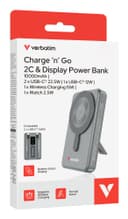 Verbatim Charge'n'Go 2C & Display Power Bank 10000 mAh Grey thumbnail 4