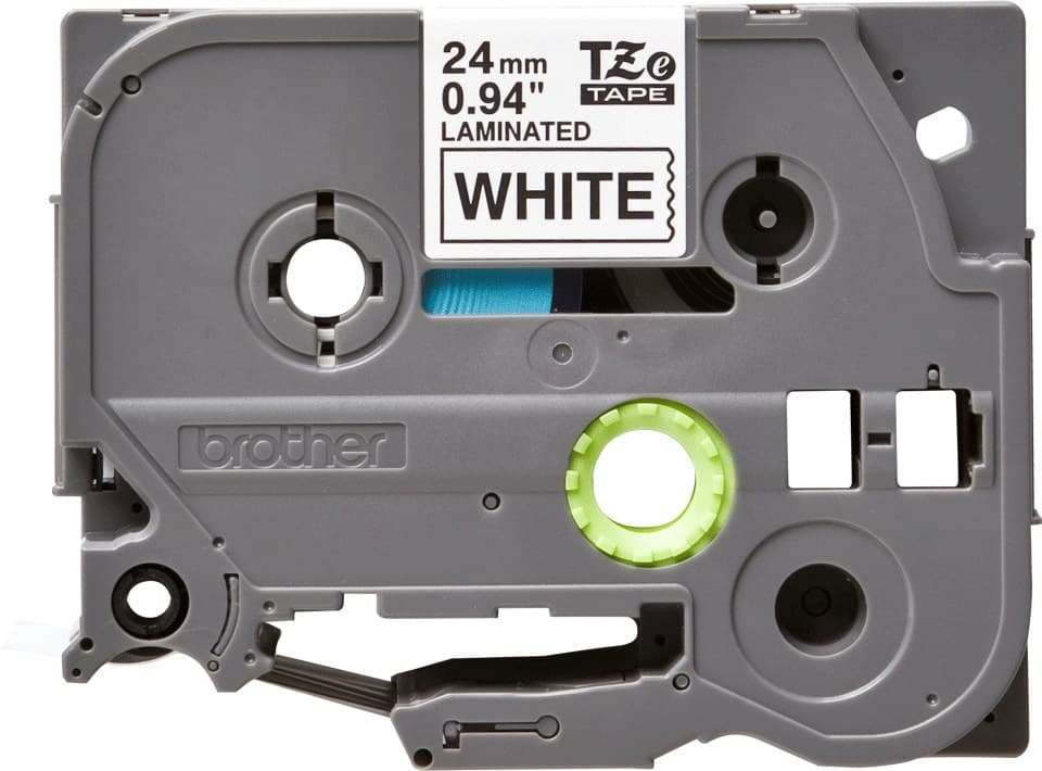 Brother TZE-251 label-making tape Black on white - Image 2