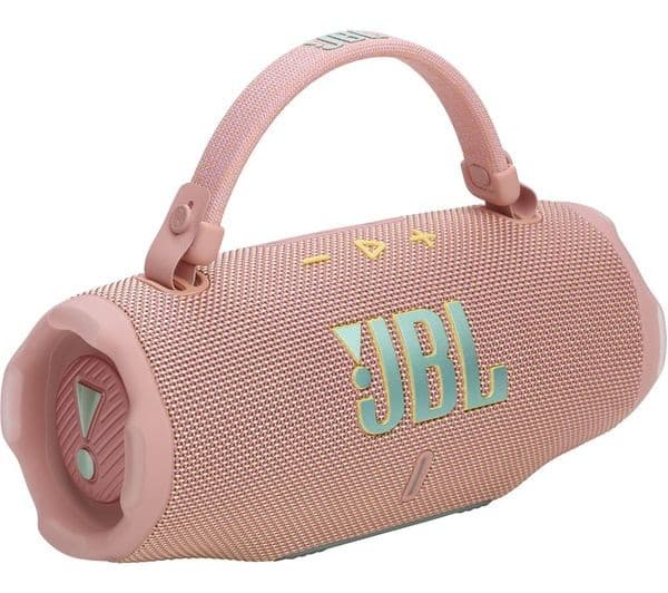 JBL Charge 6 Portable Bluetooth Speaker - Pink - Image 5