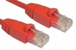 Cables Direct B5-110 10m Cat5e U/UTP Snagless Network Cable - Red - Image 1
