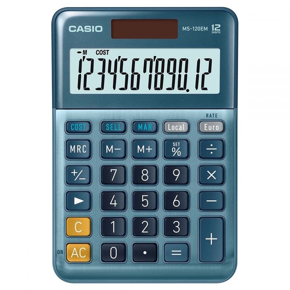 Casio MS-120EM Desk Calculator - Image 1