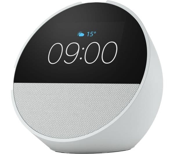 Amazon Echo Spot Smart Alarm Clock Glacier White - Image 1