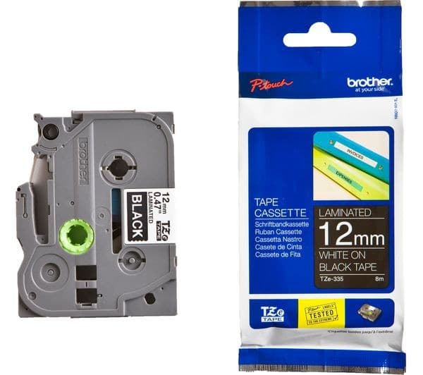 BROTHER TZE335 12 mm Blank Cassette Tape - Image 4
