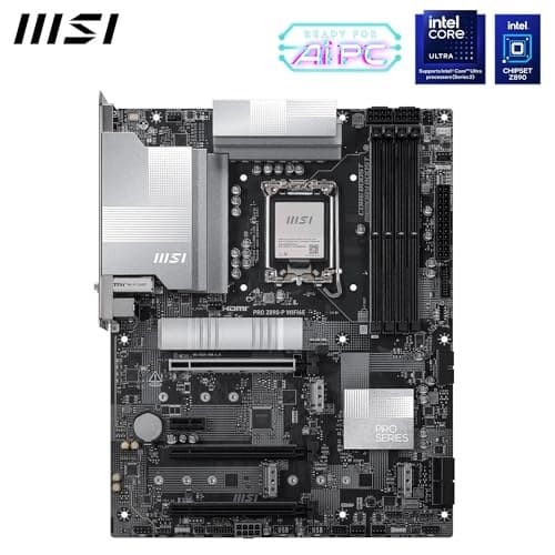 MSI PRO Z890-P WIFI6E Motherboard, ATX - Supports Intel Core Ultra Processors (Series 2), LGA 1851-55A DrMOS, DDR5 Memory Boost (9200+ MT/s OC), PCIe 5.0 x16, M.2 Gen5, Wi-Fi 6E, 5G LAN - Image 5