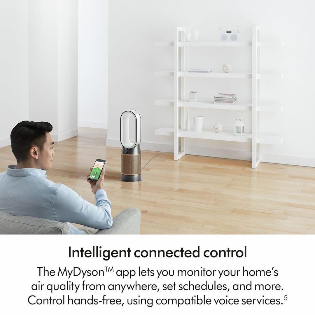 Dyson Purifier Hot+Cool HP2 De-NOx HP12 Air Purifier Fan Heater - White/Gold - Image 8