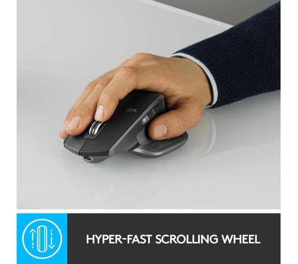 LOGITECH MX Master 2S Wireless Darkfield Mouse - Graphite - Image 4