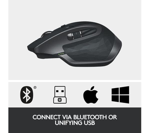 LOGITECH MX Master 2S Wireless Darkfield Mouse - Graphite - Image 6