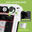 Redragon K686 PRO 98 Keys Wireless Gasket RGB Gaming Keyboard - Green thumbnail 5