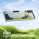 Redragon K686 PRO 98 Keys Wireless Gasket RGB Gaming Keyboard - Green thumbnail 8